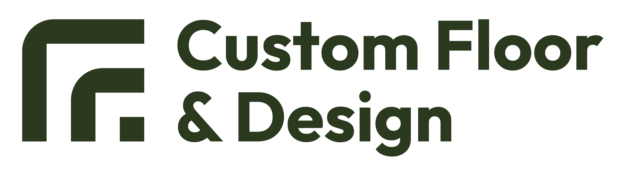 Custom Floor & Design logo – flooring experts in hardwood, laminate, vinyl, and carpet