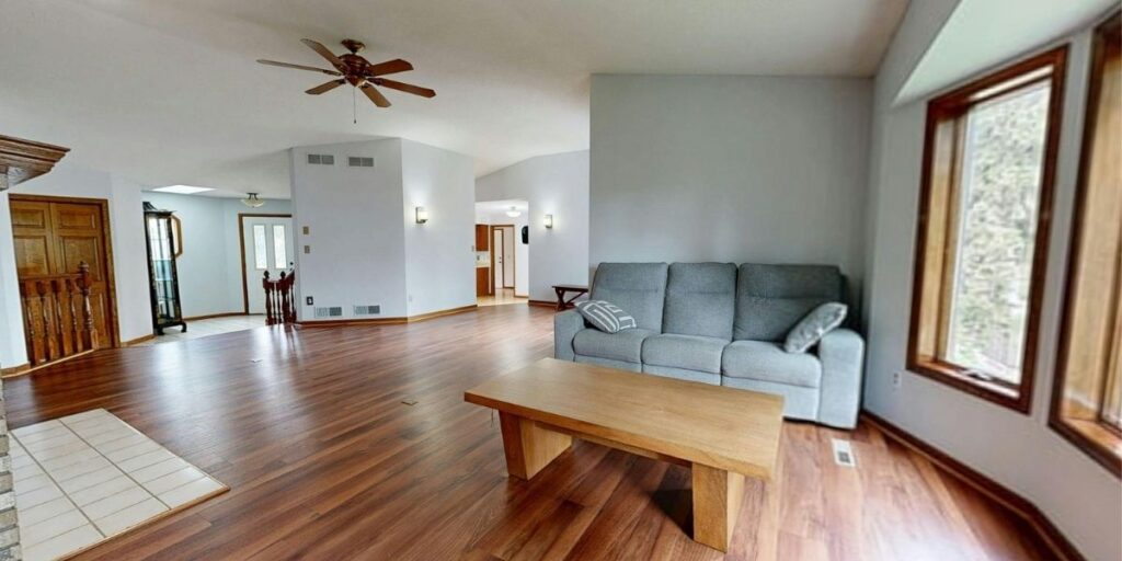 Beautiful hardwood flooring installation in Chantilly VA home